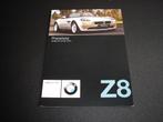 BMW Z8, Preisliste, Zwitsers,  januari 2001, Boeken, Ophalen of Verzenden, Zo goed als nieuw, BMW