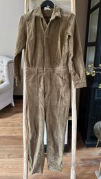 BA&SH Groene Jumpsuit Ribstof Maat 2, Kleding | Dames, Ophalen of Verzenden, Zo goed als nieuw, Maat 36 (S), Groen