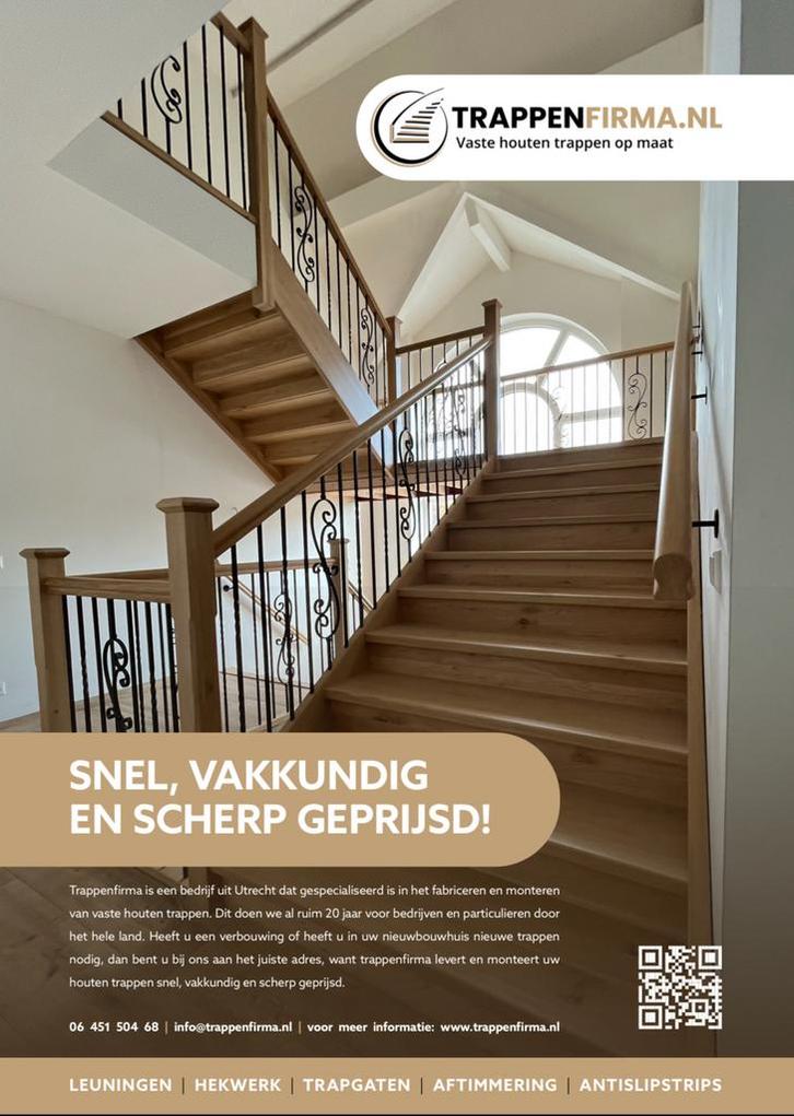 TRAPPENFIRMA (trappenfabriek, vaste houten trap op maat), Diensten en Vakmensen, Timmerlieden en Meubelmakers, Timmerwerk of Zaagwerk