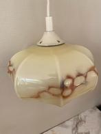 Opaline glas hanglamp, art deco style, Huis en Inrichting, Ophalen of Verzenden, Glas, Minder dan 50 cm
