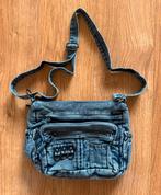 Tas spijkerstof met 5 ritsen, dus veel opberg vakjes, Sieraden, Tassen en Uiterlijk, Tassen | Schoudertassen, Ophalen of Verzenden