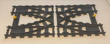 Lego trein rail engelse wissel beschikbaar voor biedingen
