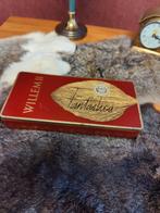 Vintage Willen II Fantastica Sigarenblik Rood/Goud- '60/70, Ophalen of Verzenden, Gebruikt, Overige