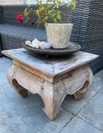 Oosterse opiumtafel - teakhout - salontafel -houten tafeltje, Huis en Inrichting, Tafels | Salontafels, Ophalen, Gebruikt, Teakhout