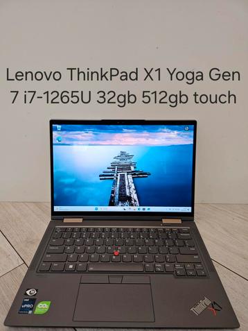 Zeer netjes: Lenovo ThinkPad X1 Yoga Gen 7 i7-1265U 32gb ram beschikbaar voor biedingen