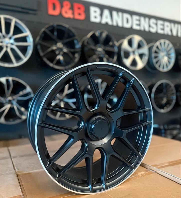 20 inch amg look velgen 5x112 Mercedes c e s gle glc glb eqc, Auto-onderdelen, Banden en Velgen, Velg(en), Zomerbanden, 20 inch