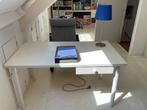 Bureau met lade en stalen poten, Ophalen, Gebruikt, Bureau