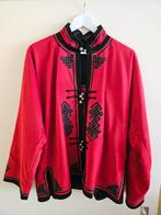 Rood Jasje met Zwarte Details - Maat L, Maat 42/44 (L), Ophalen of Verzenden, Zo goed als nieuw, Jasje