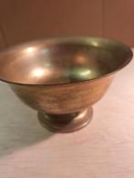 Vintage messing schaal op voet, Ophalen of Verzenden