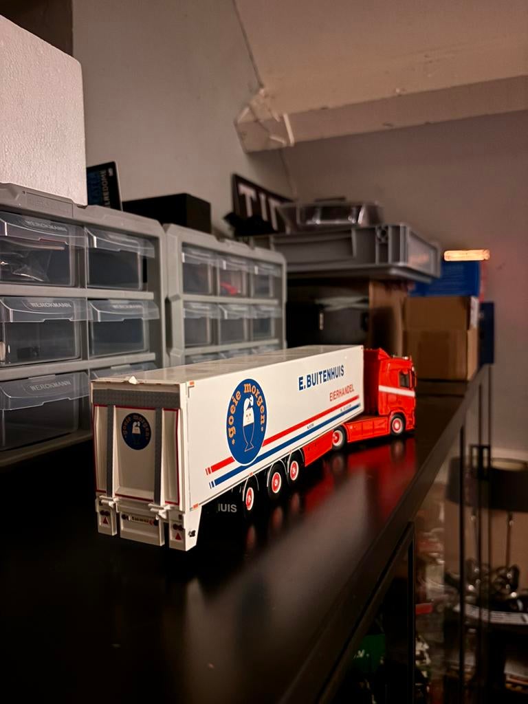 Tekno E. Buitenhuis, Hobby en Vrije tijd, Modelauto's | 1:50, Ophalen of Verzenden, Zo goed als nieuw, Bus of Vrachtwagen, Tekno