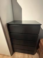 Ikea Malm - 6 lades - zwart, Huis en Inrichting, Kasten | Ladekasten, Ophalen, Gebruikt, 25 tot 50 cm, Minder dan 100 cm