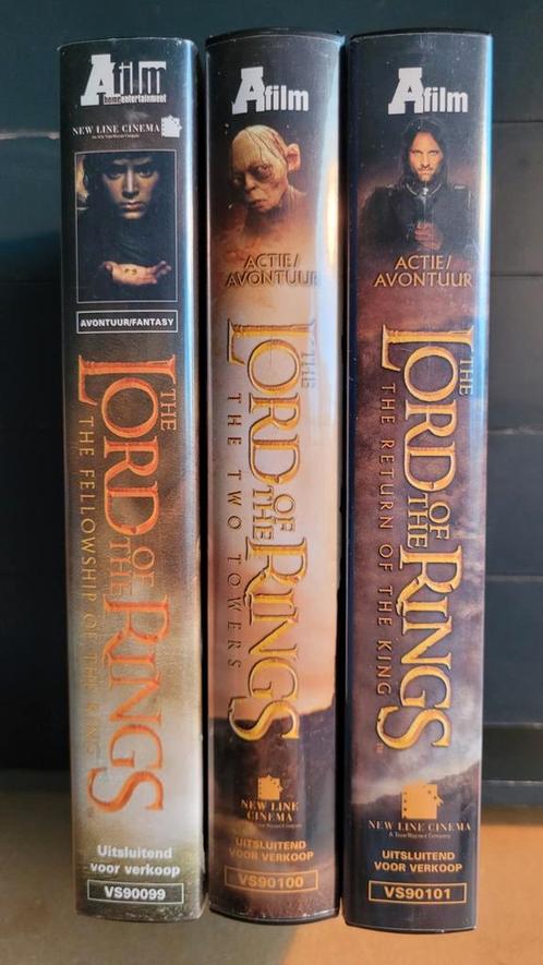 3 VHS videobanden: "Lord of the Rings". Complete serie, Cd's en Dvd's, VHS | Documentaire, Tv en Muziek, Gebruikt, Ophalen of Verzenden