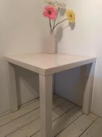 Wit hoogglans kwaliteits tafel 80x80cm, Huis en Inrichting, Ophalen, Zo goed als nieuw, 25 tot 50 cm, Rechthoekig