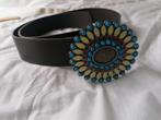 Nieuwe riem, boho Ibiza style met mooie bloemen gesp, Kleding | Dames, Riemen en Ceinturen, 80 tot 90 cm, Nieuw, Ophalen of Verzenden
