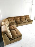 Vintage elementenbank velours groen, Huis en Inrichting, Vintage, Zo goed als nieuw, Hoofdstraat 70 Terborg, Stof