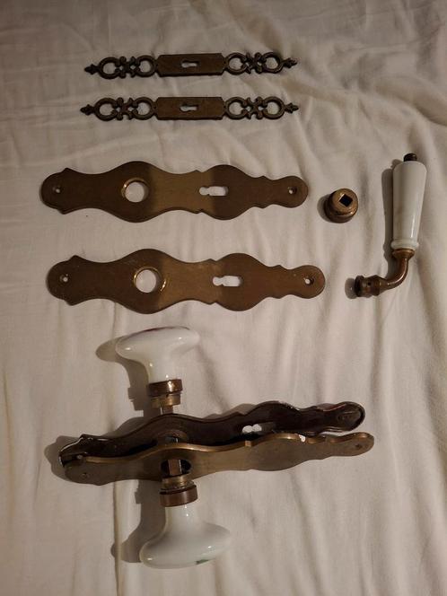Oude deurklinken / Retro deurbeslag, Doe-het-zelf en Verbouw, Deuren en Horren, Gebruikt, Binnendeur, Minder dan 200 cm, 80 tot 100 cm