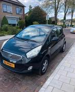 KIA Venga 1.4 Cvvt 90pk 2011 Zwart, Origineel Nederlands, Te koop, 5 stoelen, Benzine