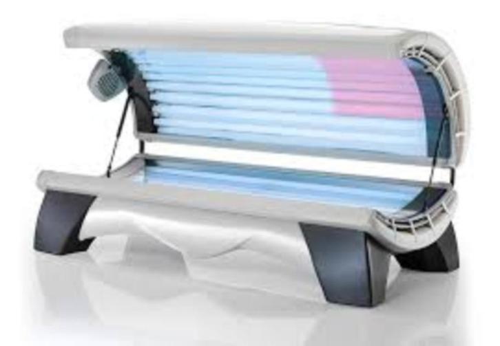 Hapro Jade Zonnebank met gezichtsbruiner & Bodycooler, Witgoed en Apparatuur, Zonnebanken en Gezichtsbruiners, Gebruikt, Zonnebank dubbelzijdig