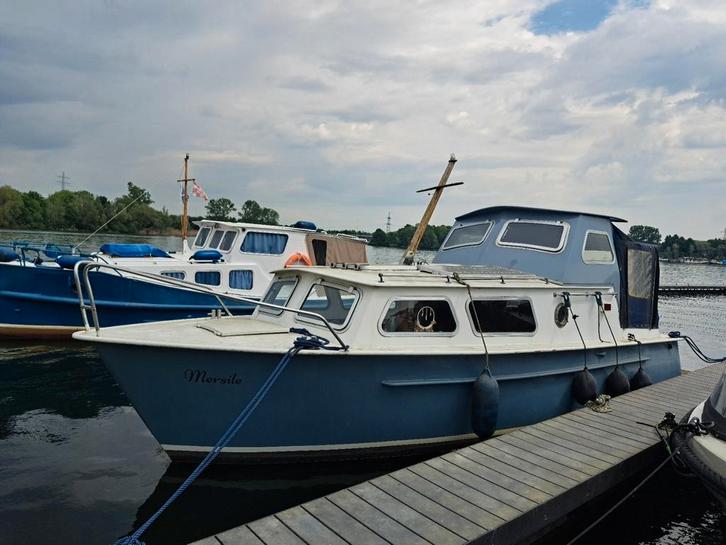Kajuitboot 8,5 meter GEEN VAARBEWIJS NODIG. MOET WEG, Watersport en Boten, Motorboten en Motorjachten, Gebruikt, Staal, 6 tot 9 meter
