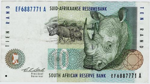 23-1765 Zuid Afrika 10 rand ND, Postzegels en Munten, Bankbiljetten | Afrika, Los biljet, Zuid-Afrika, Verzenden