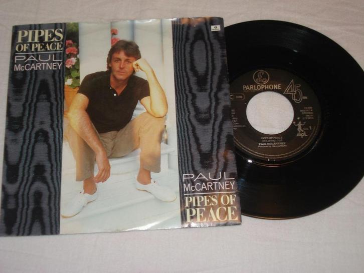 Paul McCartney    Pipes Of Peace      Kerst Orgineel, Cd's en Dvd's, Vinyl Singles, Zo goed als nieuw, Single, Pop, Ophalen of Verzenden
