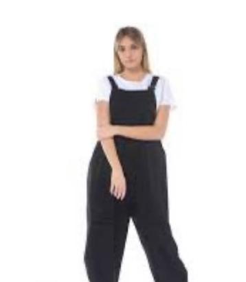 Jurerê broek / tuinbroek/ salopette maat L zwart beschikbaar voor biedingen