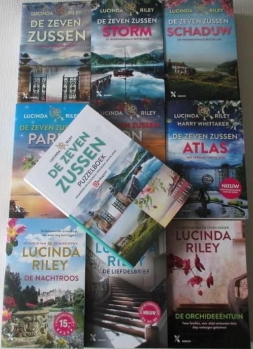 Lucinda Riley boeken,Storm,Schaduw,Parel,Zon,Atlas,Nachtroos, Boeken, Romans, Zo goed als nieuw, Nederland, Verzenden