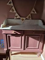 Vintage commode met marmer blad - opgeknapt, Ophalen, Gebruikt, 50 tot 100 cm, Minder dan 100 cm