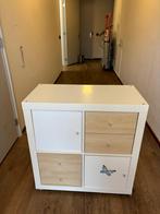 4 vakken kastje KALLAX WIT, Huis en Inrichting, Kasten | Ladekasten, Gebruikt, 3 of 4 laden, Minder dan 100 cm, Overige houtsoorten