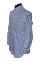 ETRO shirt, geruit overhemd, wit/donkerblauw, Mt. 38, Blauw, Halswijdte 38 (S) of kleiner, Zo goed als nieuw, ETRO
