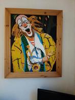 Ministeck schilderij clown, Antiek en Kunst, Ophalen of Verzenden