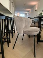 Zwarte eettafel met 6 Be Pure Home stoelen, Huis en Inrichting, Tafels | Eettafels, Ophalen, Gebruikt, 100 tot 150 cm, Vijf personen of meer