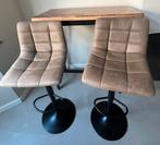 2 barkrukken middelfart house nordic lichtbruin industrieel, Huis en Inrichting, Barkrukken, Ophalen, 60 tot 90 cm, Zo goed als nieuw