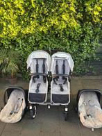 Bugaboo Donkey 2 Duo – complete set voor tweelingen, Kinderen en Baby's, Tweelingen en Meerlingen, Ophalen, Gebruikt, Kinderwagen of Buggy