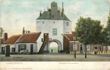 (381-147-009) Harderwijk Vischpoort met vuurtoren beschikbaar voor biedingen