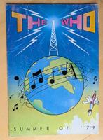 The Who Summer of '79 tour programme wembley stadium, Gelezen, Artiest, Ophalen of Verzenden, The who