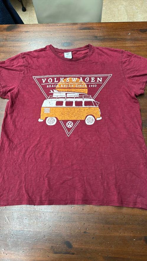 Volkswagen beach ready since 1950 T shirt Bordeaux rood, Kleding | Heren, T-shirts, Gedragen, Rood, Ophalen of Verzenden