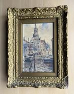 Herman Bogman (1890-1975) gedempte Glashaven Rotterdam, Antiek en Kunst, Kunst | Schilderijen | Klassiek, Ophalen of Verzenden