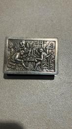 Antieke Luciferhouder keurmerk verzilverd HH 90 4,5*4*2cm, Antiek en Kunst, Antiek | Goud en Zilver, Ophalen of Verzenden