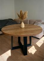 Ronde Eettafel (Eiken), Ophalen, Minder dan 45 cm, Rond, Zo goed als nieuw