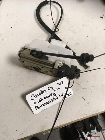 Citroen C3 2002 Binnenslot linksvoor beschikbaar voor biedingen