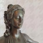 brons beeld, dame in bikini, 70 cm, Antiek en Kunst, Kunst | Beelden en Houtsnijwerken, Ophalen