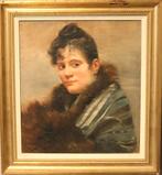 Mooi 19e eeuws portret, Ophalen of Verzenden