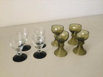 Danmark Holmegard port glas (4x) en Römer snaps glas (4x) beschikbaar voor biedingen