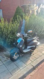 Retro scooter – blauw kenteken (2015), Fietsen en Brommers, Scooters | Overige merken, Ophalen, Gebruikt, Benzine