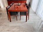 Schuitema eethoek met 6 stoelen, Huis en Inrichting, Ophalen, Gebruikt, 4 tot 6 stoelen