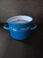 Blauwe emaille pan, Antiek en Kunst, Ophalen of Verzenden