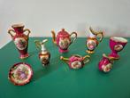 8 x Frans Limoges miniatuur porselein, Ophalen of Verzenden