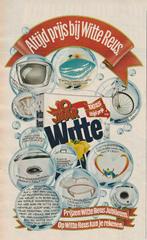Retro reclame 1977 Witte Reus wasmiddel draagkoffer 10 jaar, Verzenden, Overige typen