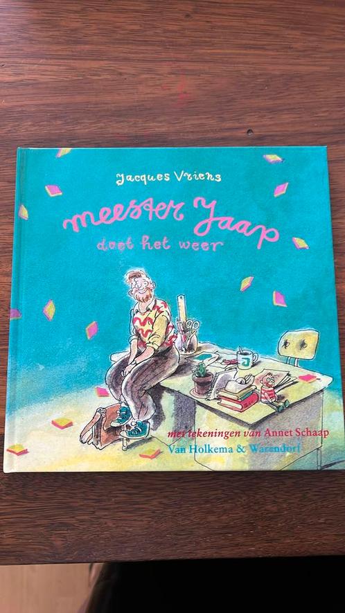 Jacques Vriens - Meester Jaap doet het weer, Boeken, Kinderboeken | Jeugd | onder 10 jaar, Zo goed als nieuw, Ophalen of Verzenden